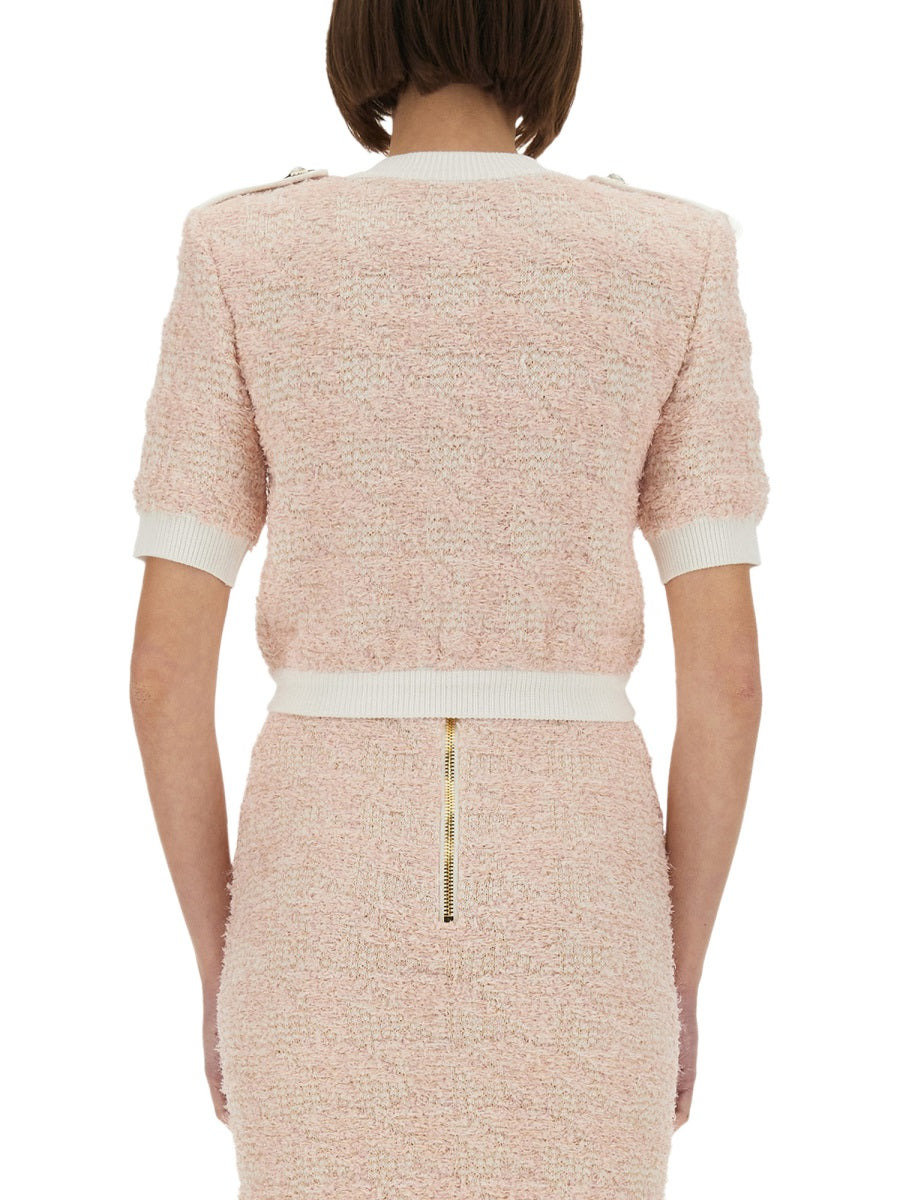 Balmain Women Tweed Cardigan - 3