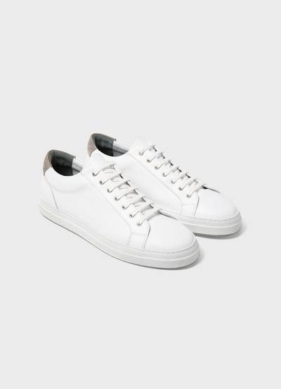 Sunspel Leather Tennis Shoes outlook