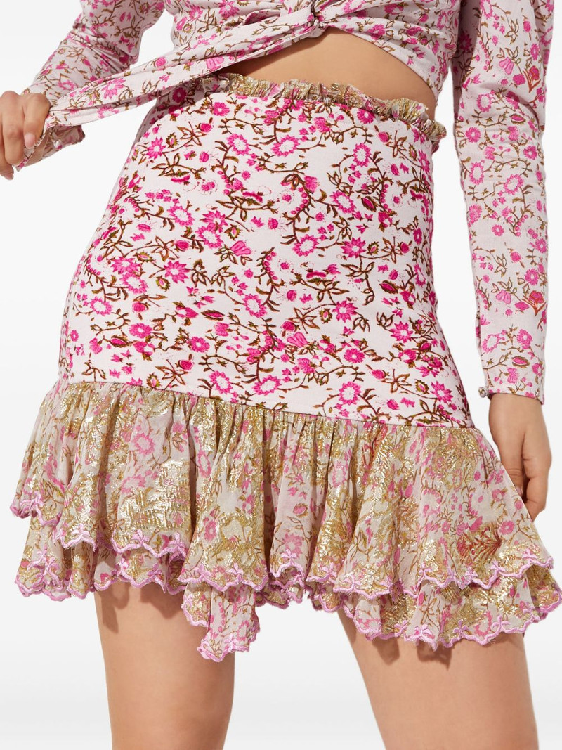 Hera floral-print mini skirt 3