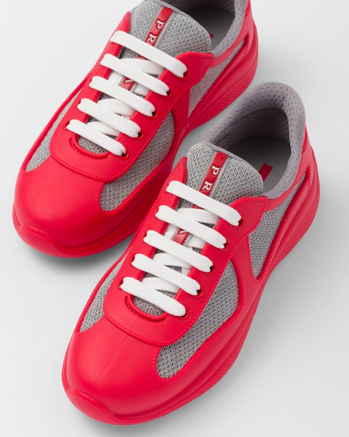 Prada America's Cup Soft rubber and bike fabric sneakers - 6