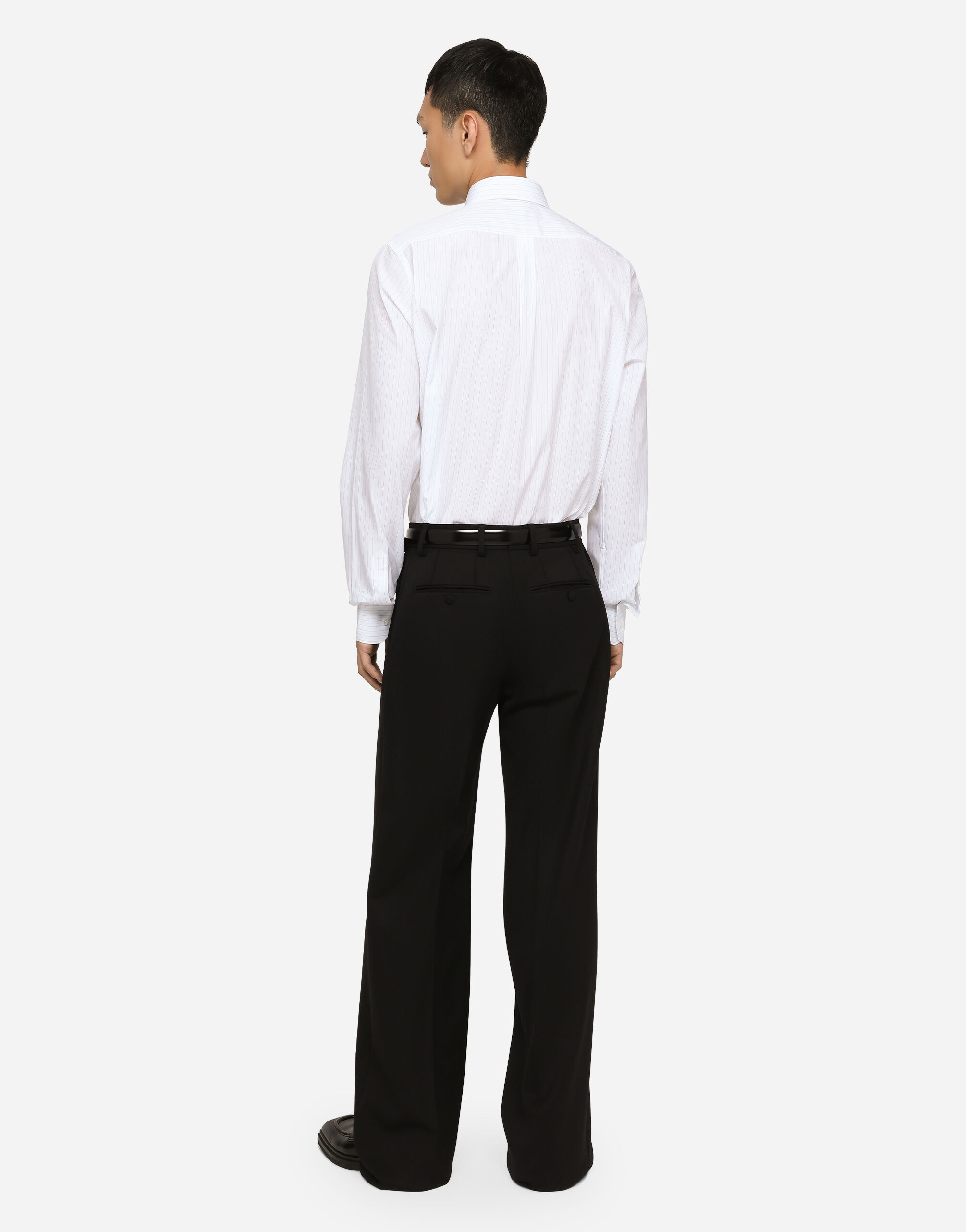 Striped cotton Martini-fit shirt - 3