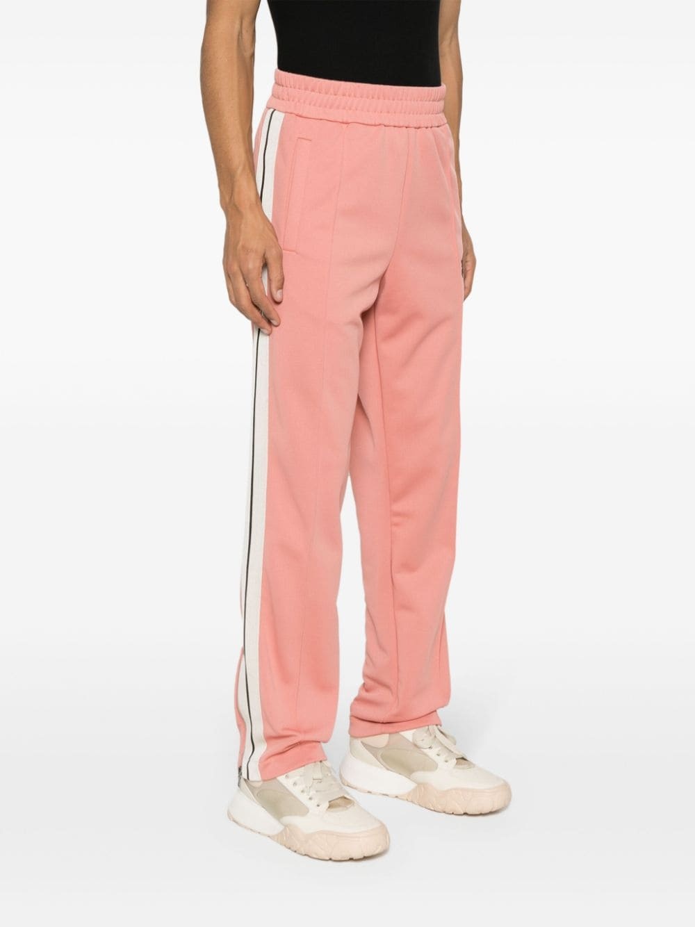 logo-embroidered track pants - 3