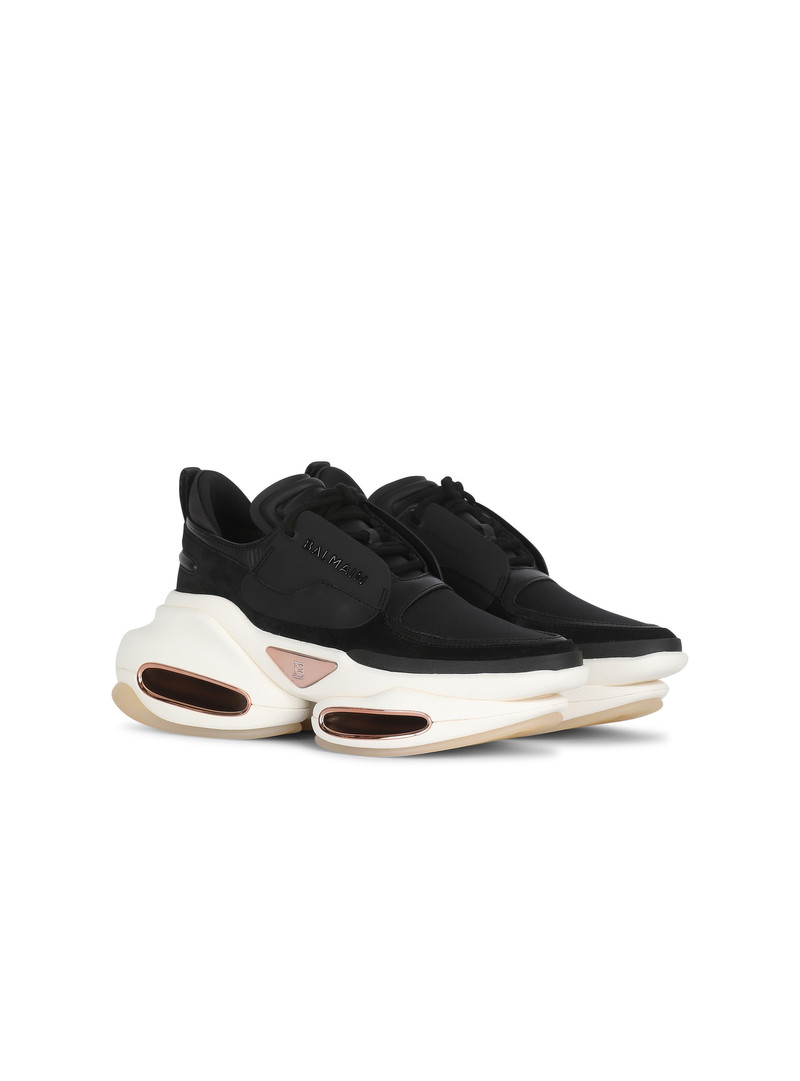Bicolor jacquard B-Court high-top sneakers 2