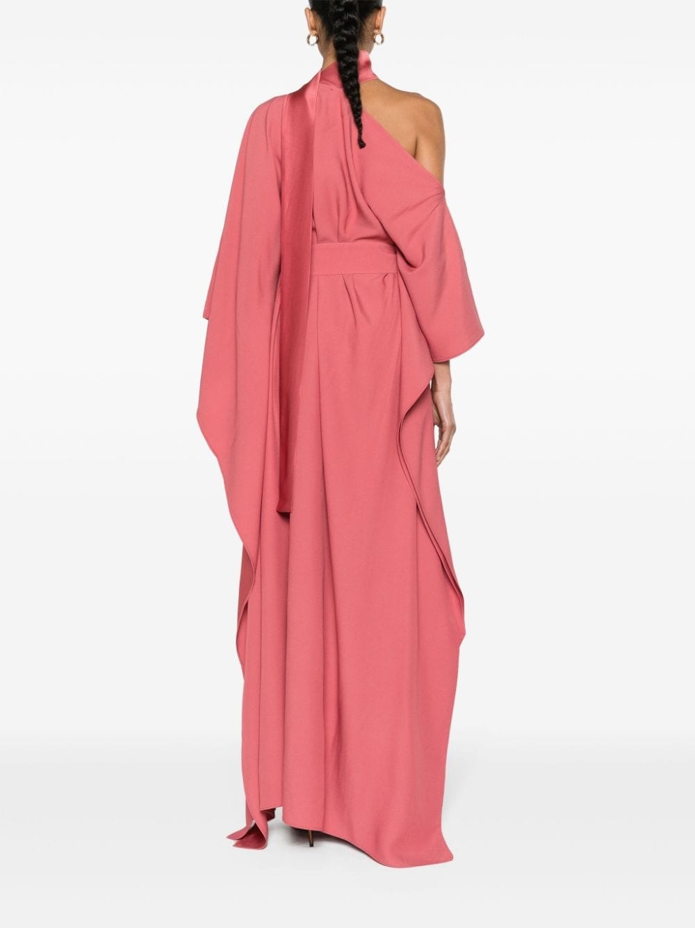 Taylor belted crepe kaftan - 4