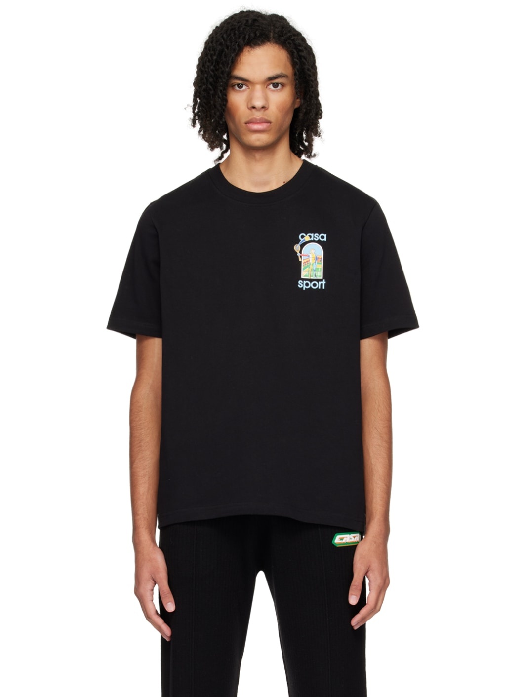 Black 'Le Jeu Coloré' T-Shirt - 1