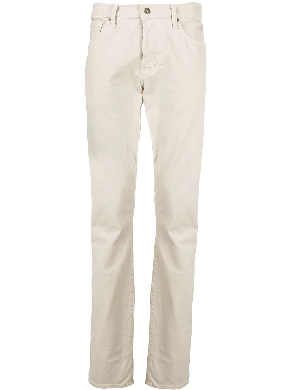 straight leg trousers - 1