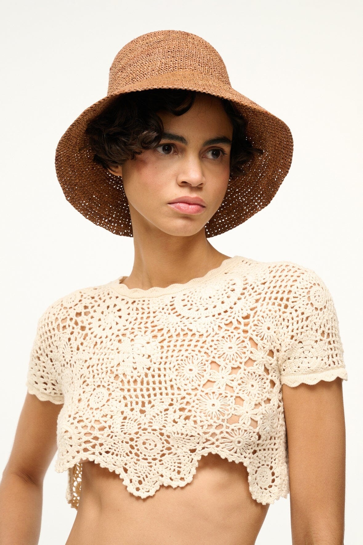 STAUD RITA BUCKET HAT TAN - 2