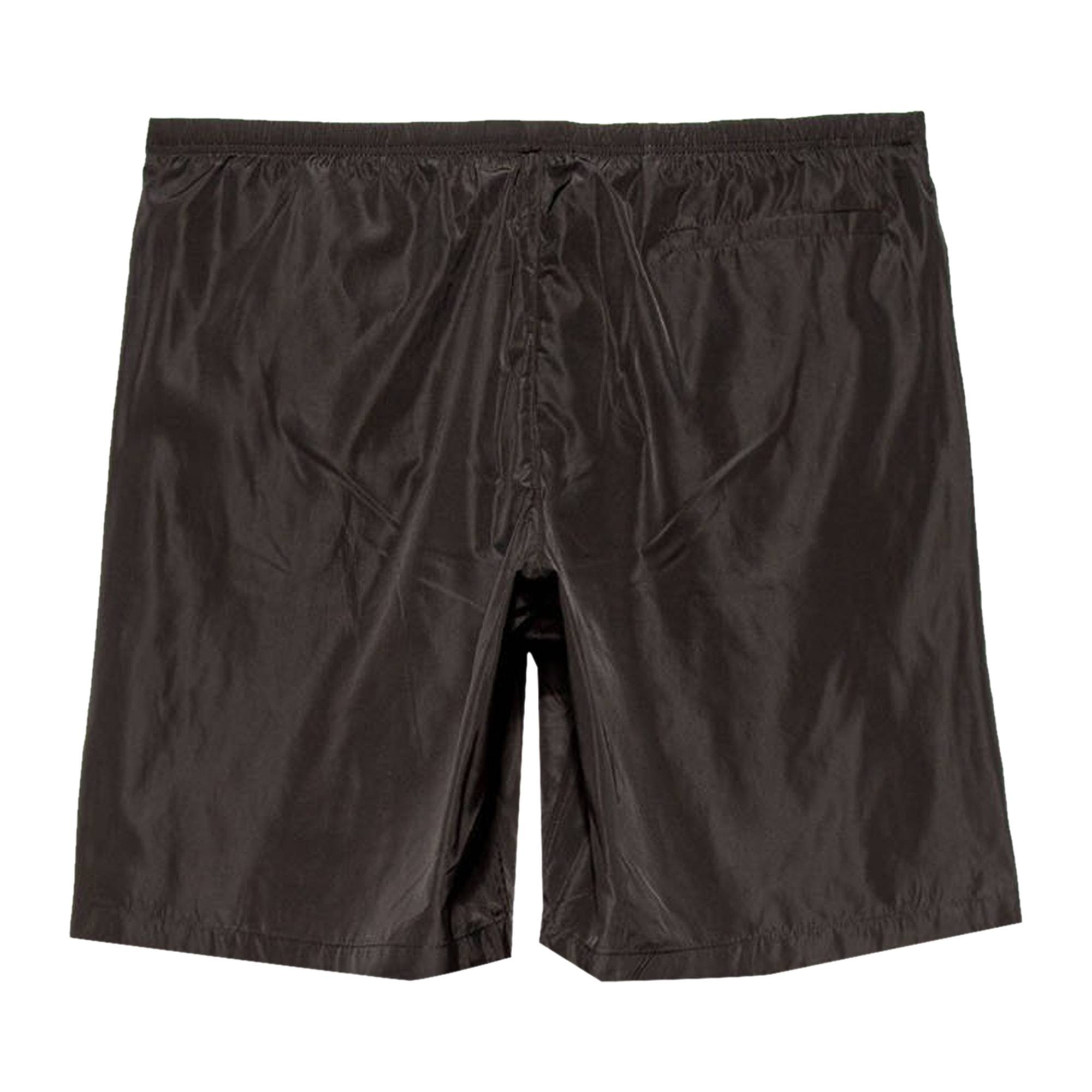 Palm Angels Curved Logo Swim Short 'Black/White' - 2