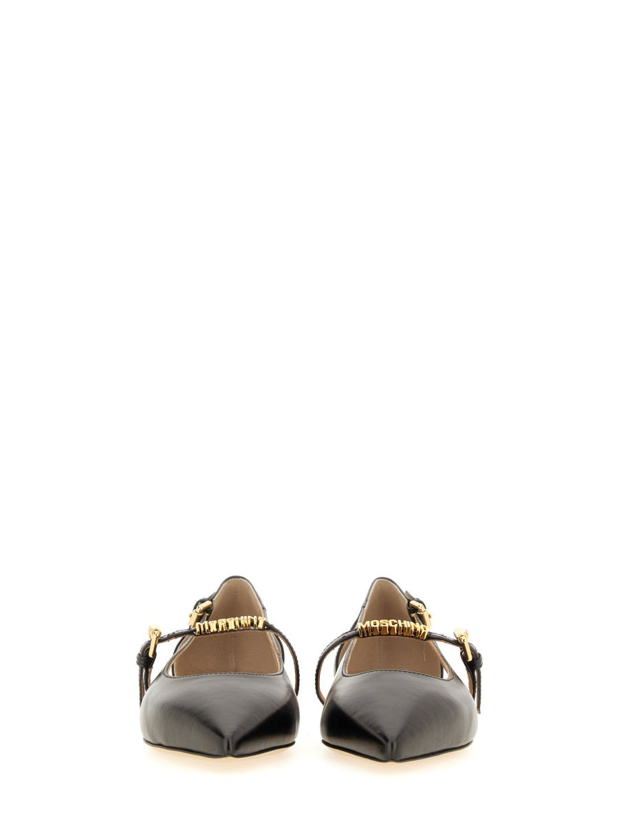 Moschino Women Leather Ballerina - 5