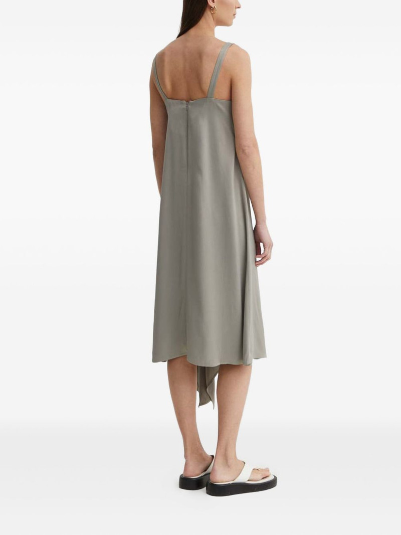 asymmetrical draped dress 3