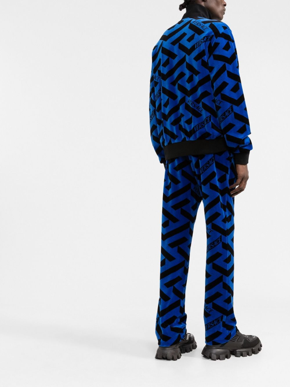 geometric-print track jacket - 4