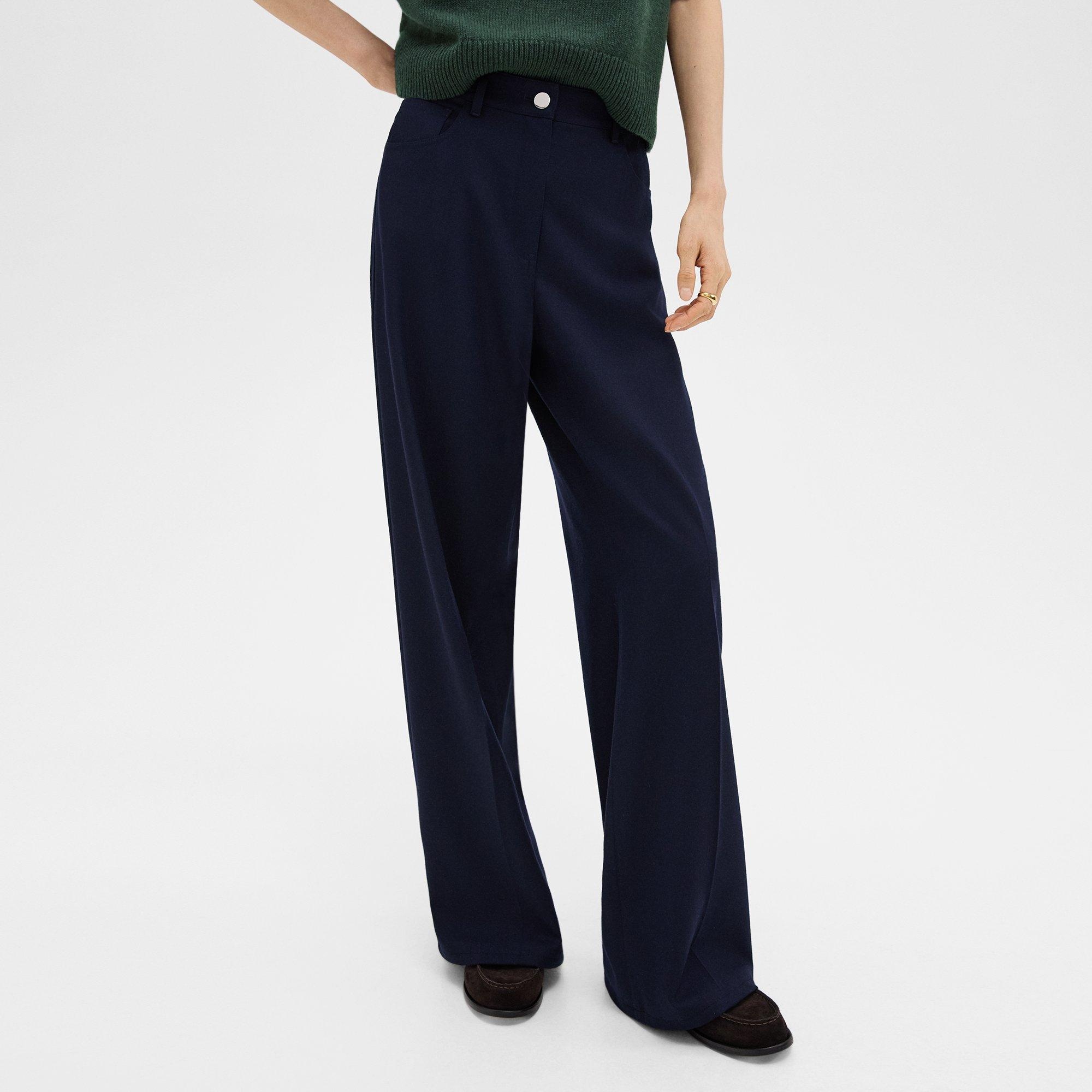 Straight-Leg 5-Pocket Pant in Stretch Flannel - 5