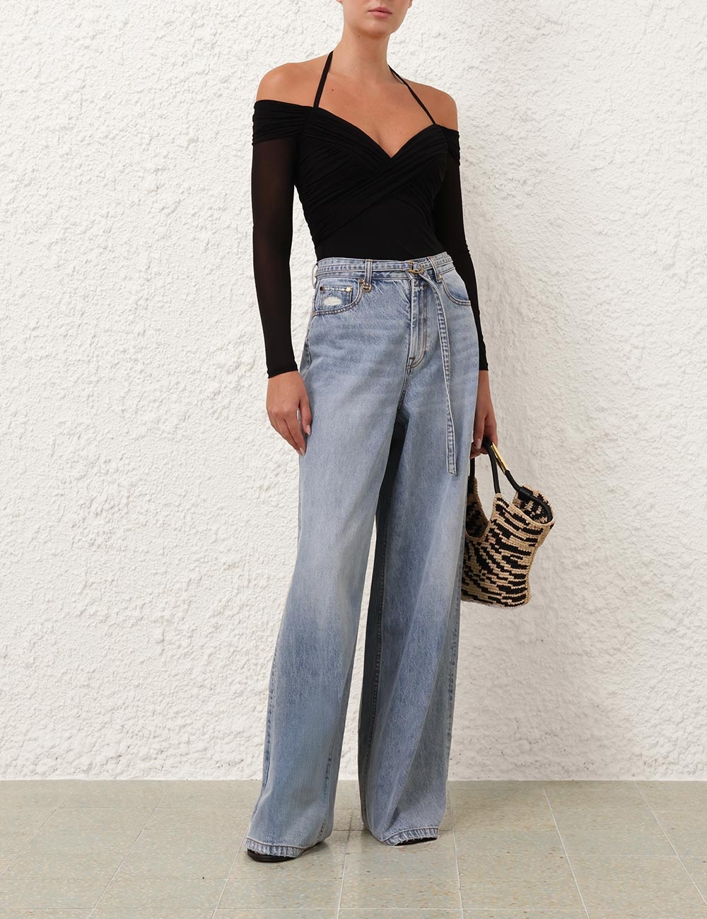LLUMINATE DRAPED BODYSUIT - 7