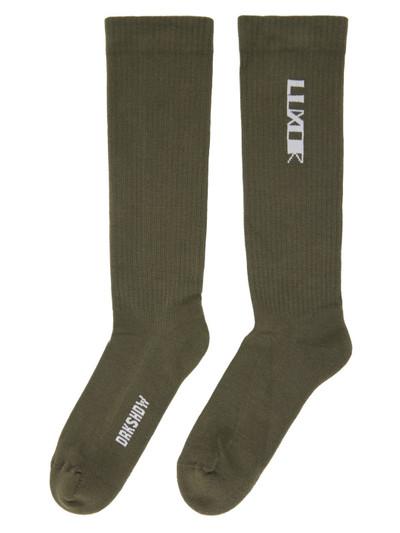 Rick Owens DRKSHDW Green Luxor Socks outlook