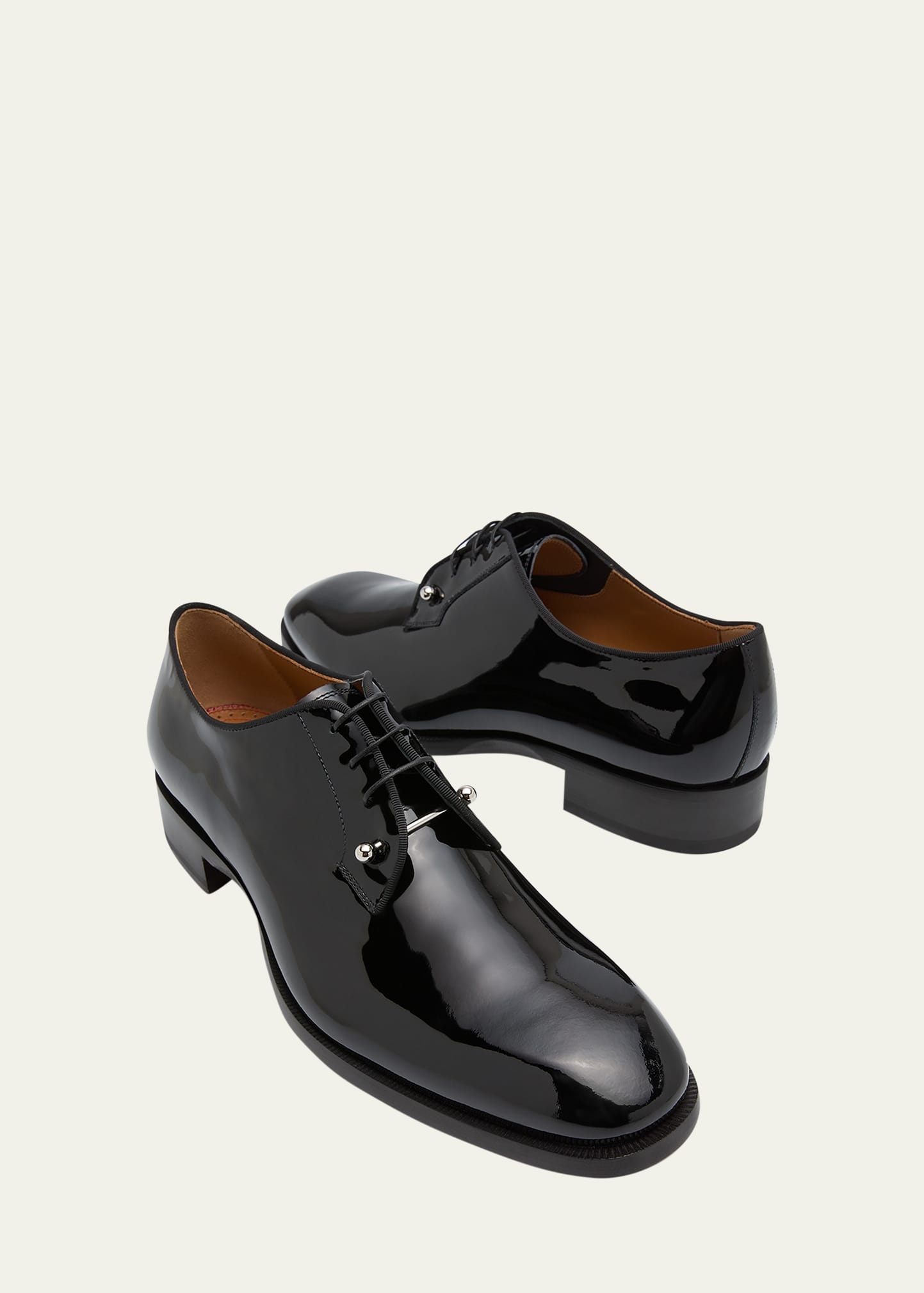 Men's Chambeliss Patent Leather Derby Shoes - 7