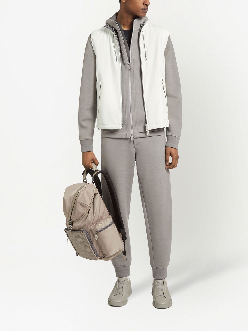 reversible zip-up vest - 2
