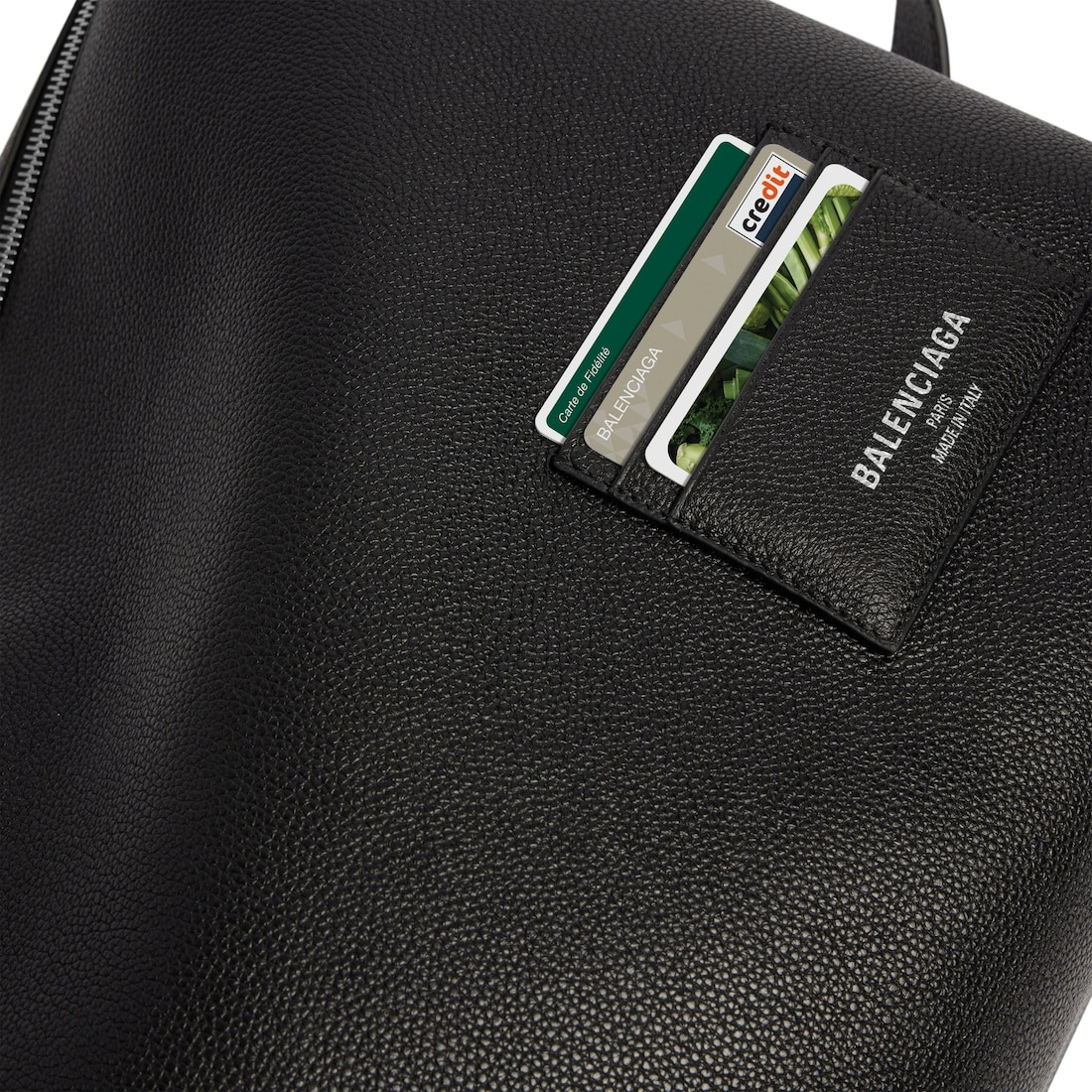 Men's Credit Large Messenger Bag in Black - 6