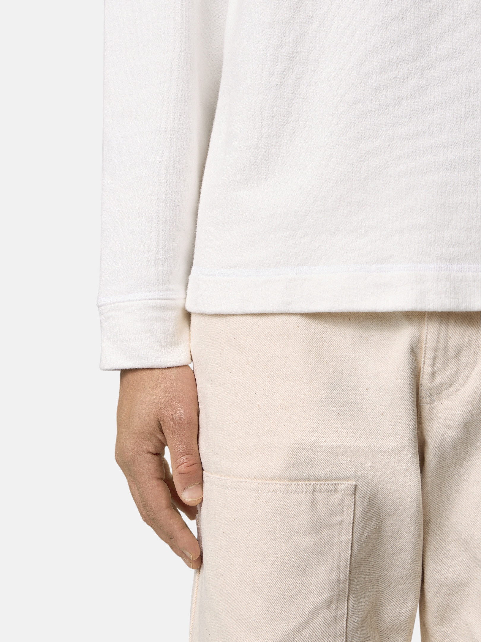 6100001 KNIT-LOOK COTTON_STONE ISLAND RAW BEAUTY - 6