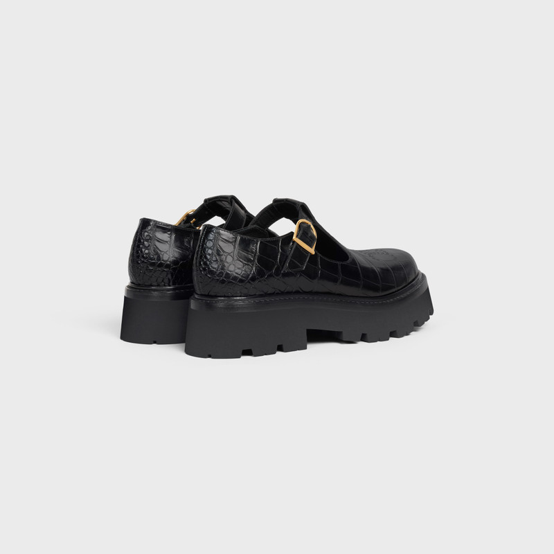 CELINE Celine Bulky triomphe perforated babies in CROCODILE STAMPED CALFSKIN outlook
