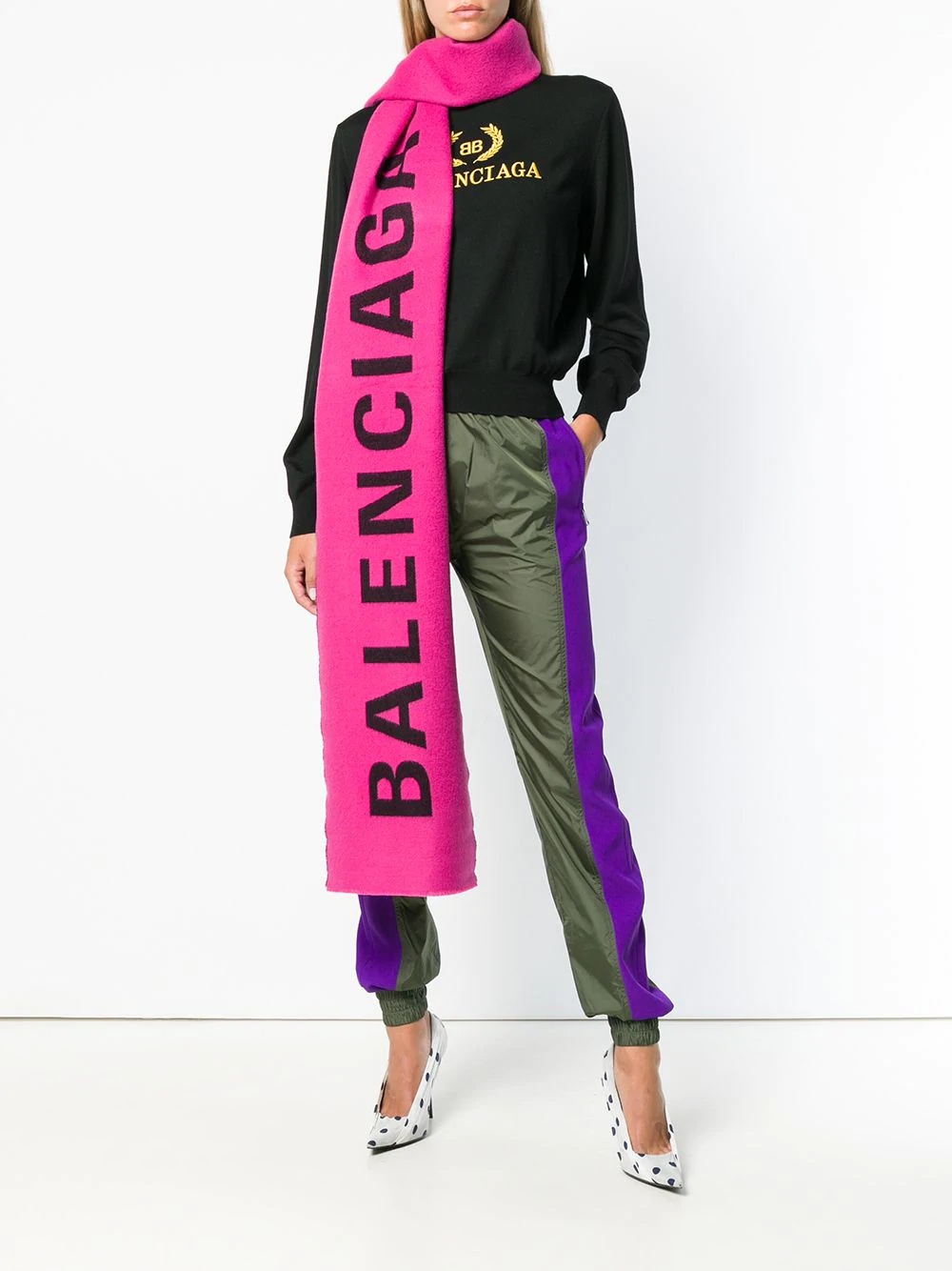 long logo scarf - 2