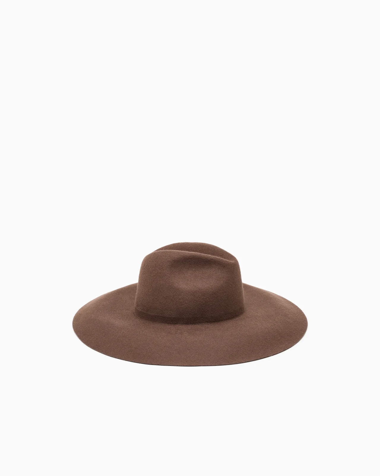 CLASSIC HAT IN WOOL FELT WITH A STIFF BRIM - 1