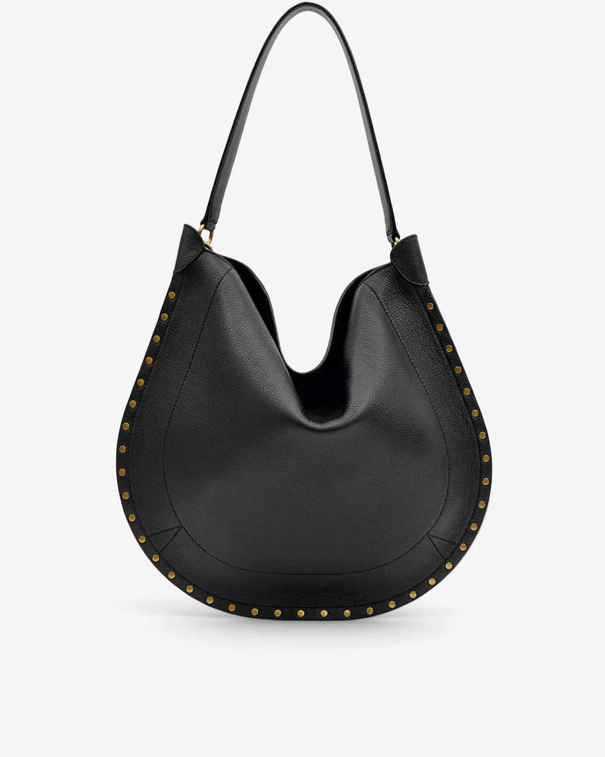 OSKAN HOBO SOFT BAG IN GRAINED LEATHER - 2