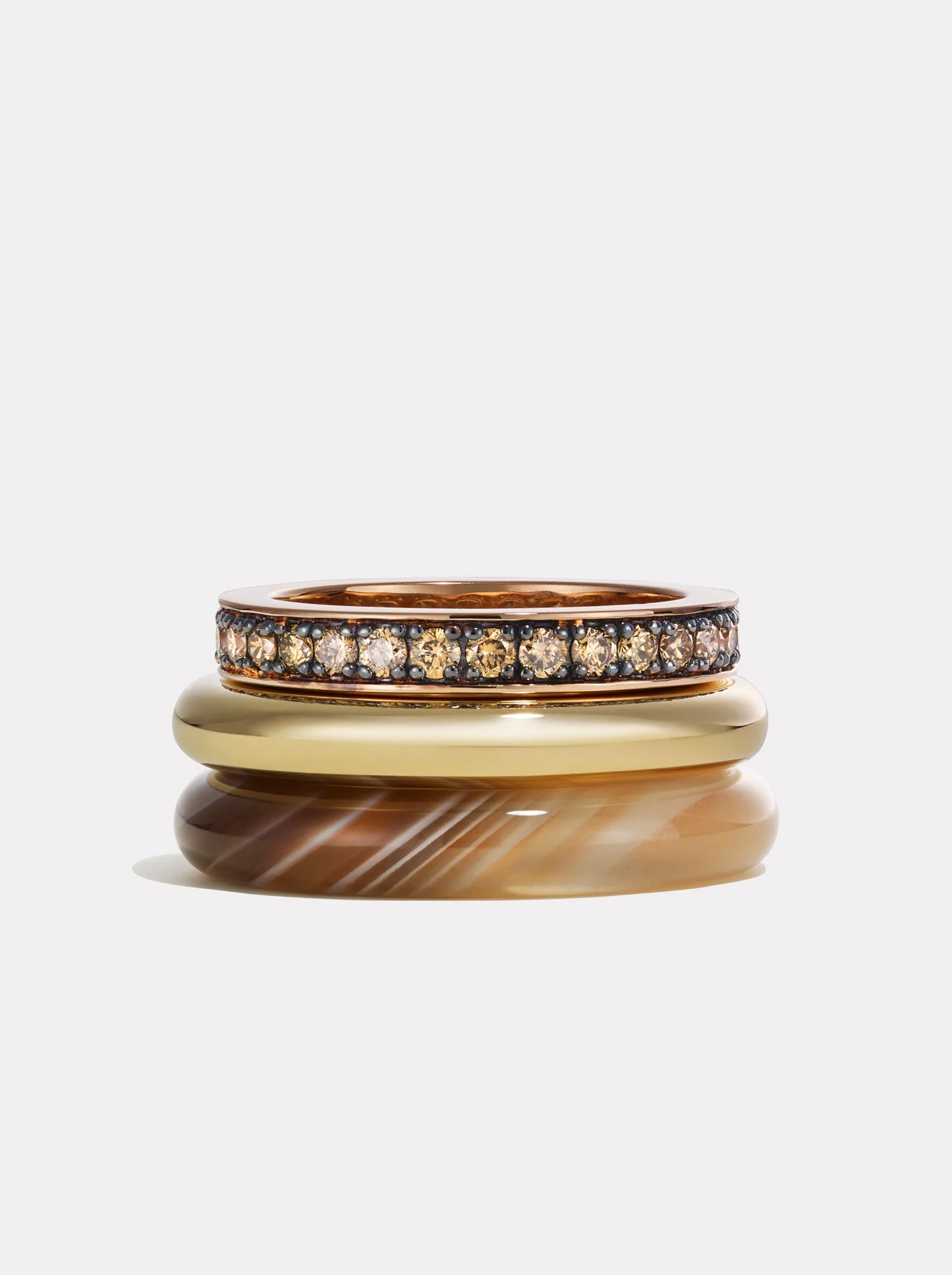 Stack_Kalahari Ring Stack | Botswana Agate - 1