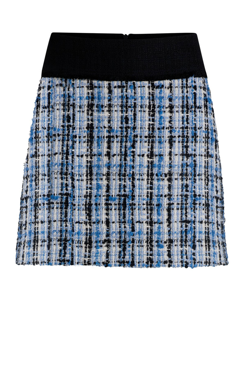 MINI SKIRT IN MULTICOLORED TWEED 1