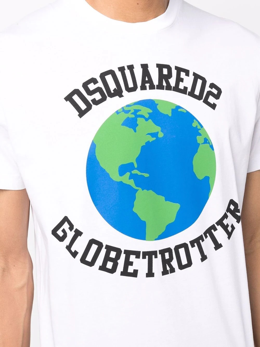 Globetrotter logo-print T-shirt - 5