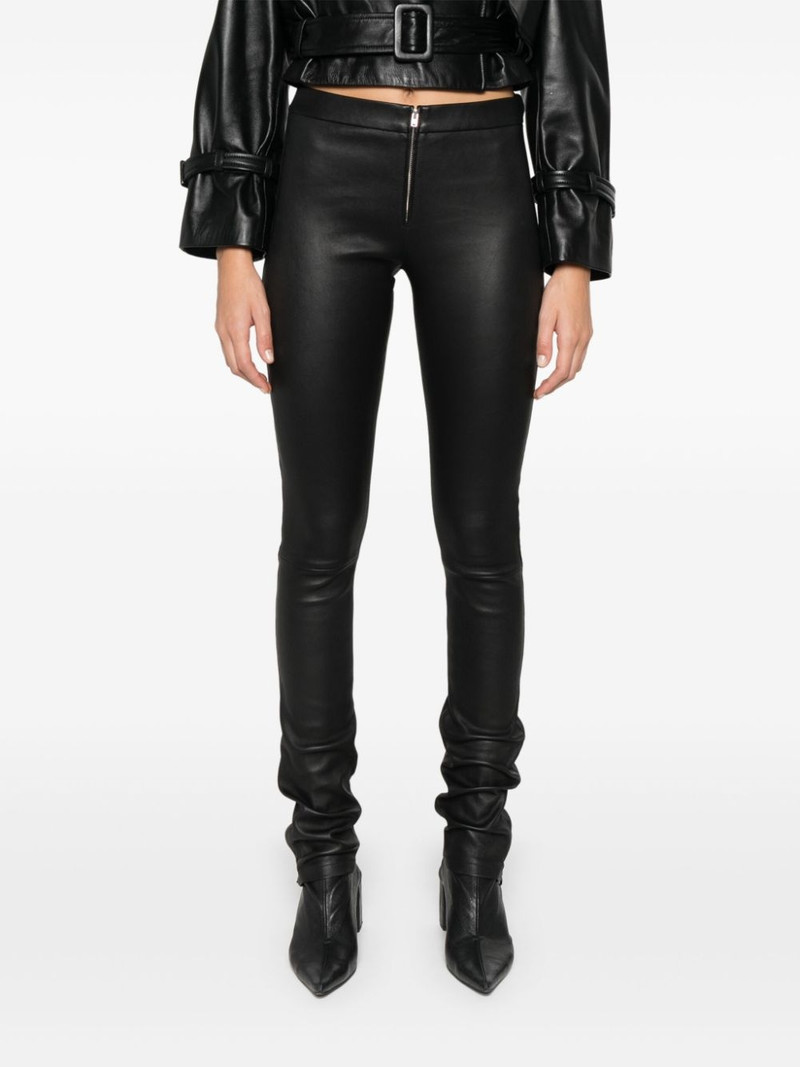 Josie skinny leather trousers 3