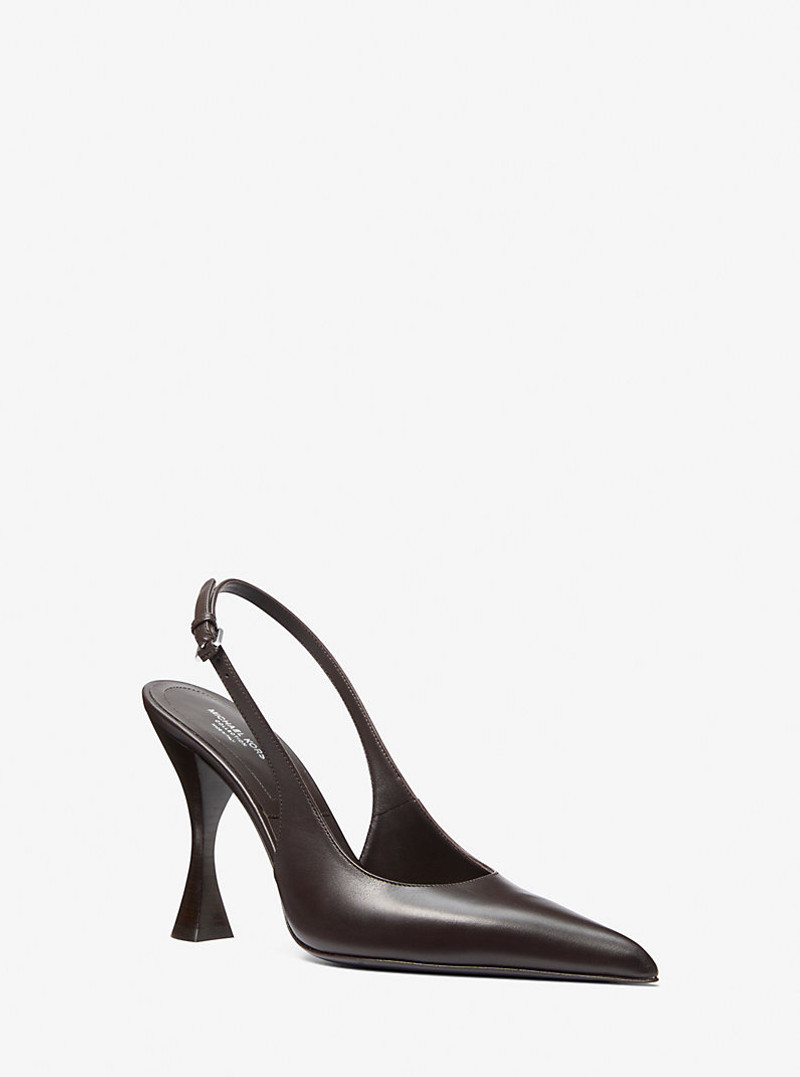 Isabella Leather Slingback Pump 1