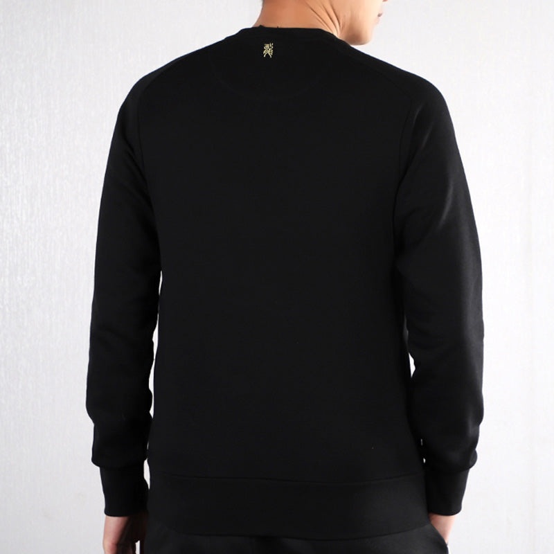 adidas Manchester United Soccer/Football Sports Round Neck Pullover Black GH0029 - 4