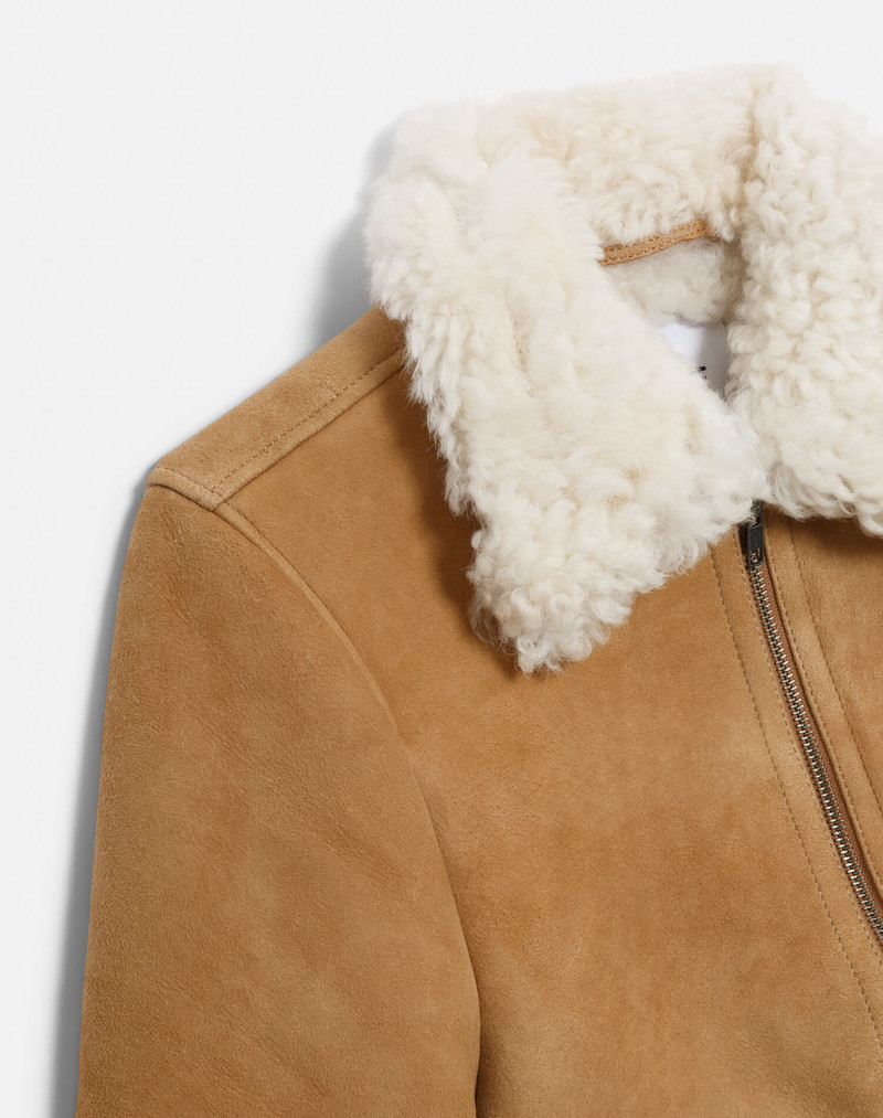 Shearling Bomber - Tobacco 7