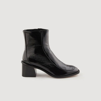 Sandro PATENT LEATHER BOOTS WITH HEEL outlook