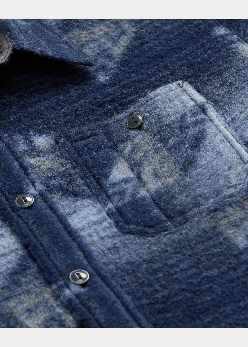 Double-Knit Jacquard Overshirt 5