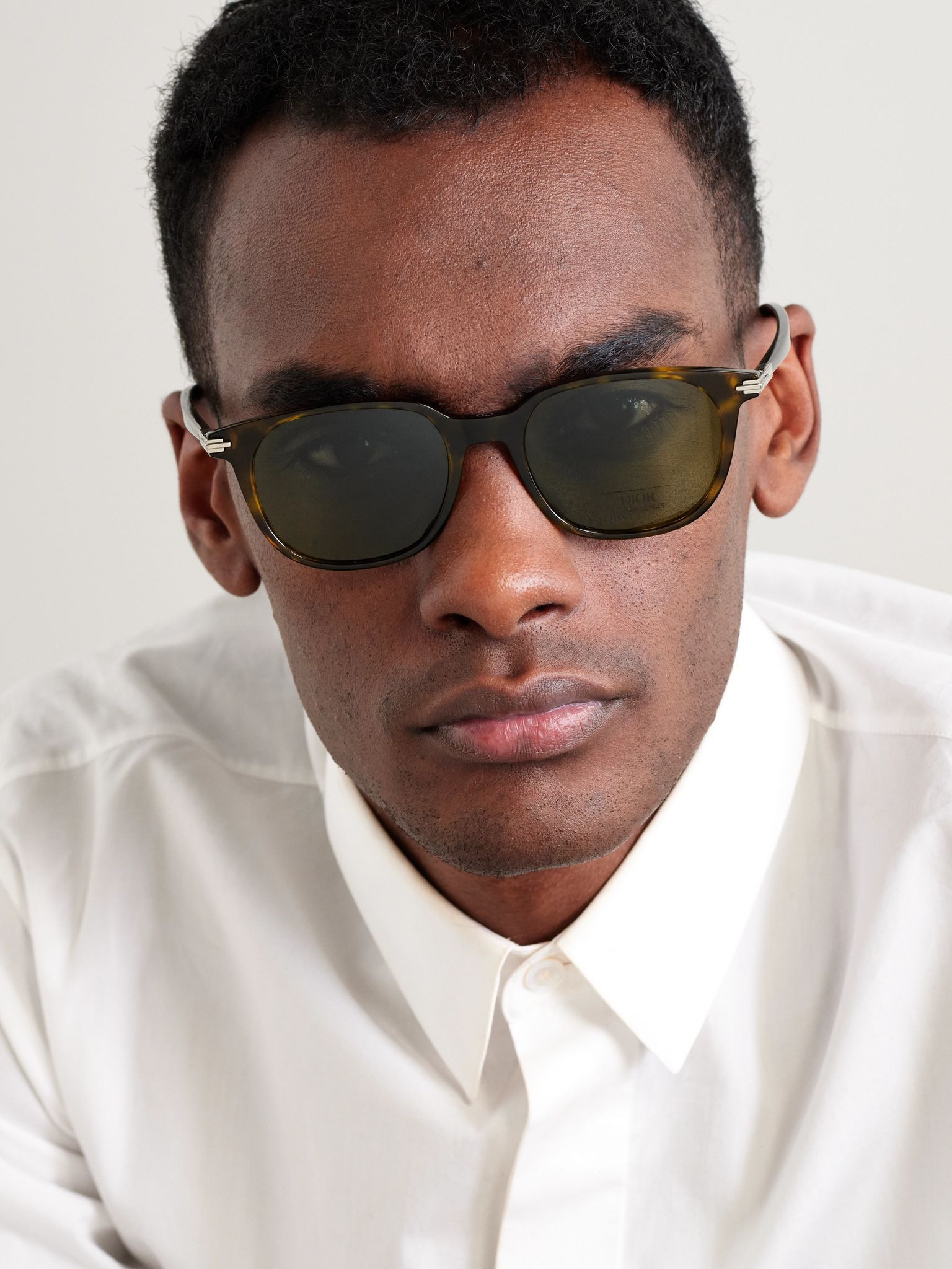 DiorBlackSuit S12I Square-Frame Tortoiseshell Acetate Sunglasses Tortoiseshell - 2