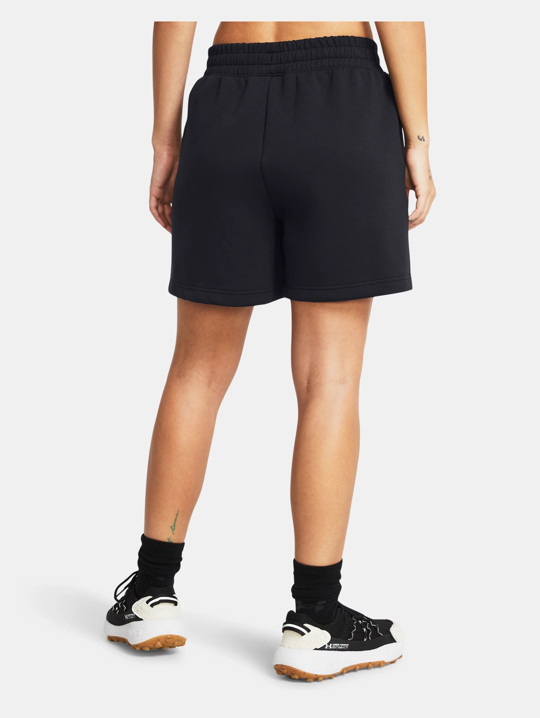 Women's UA Unstoppable Fleece Pleated Shorts - 4