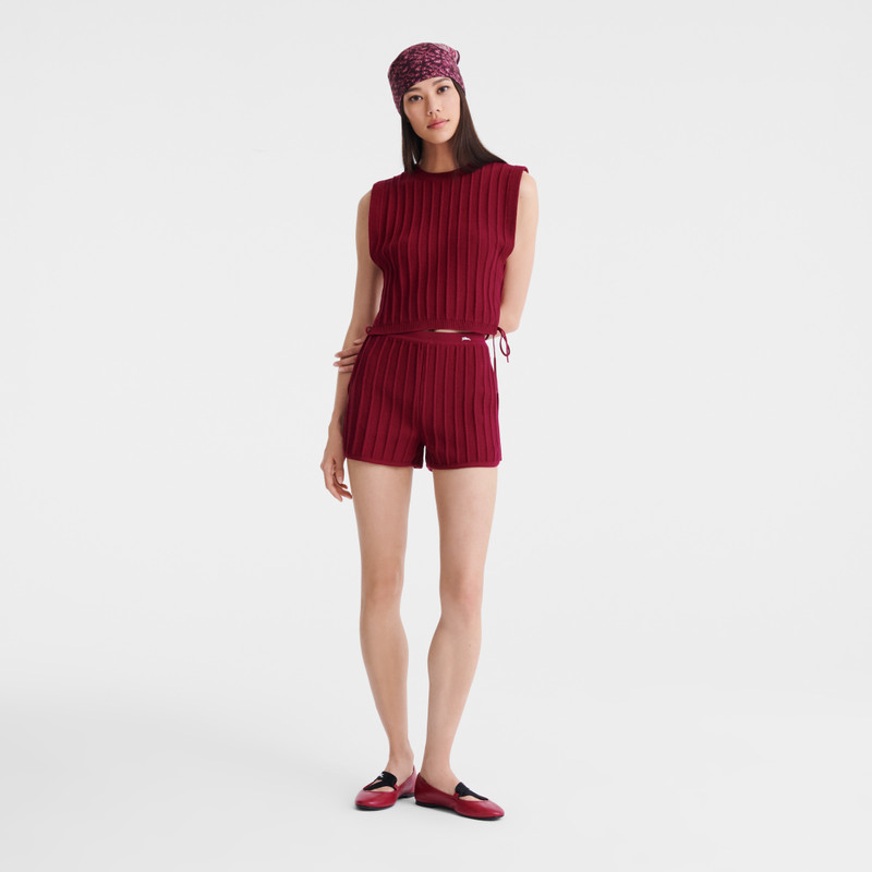 Longchamp Top Beetroot - Knit outlook