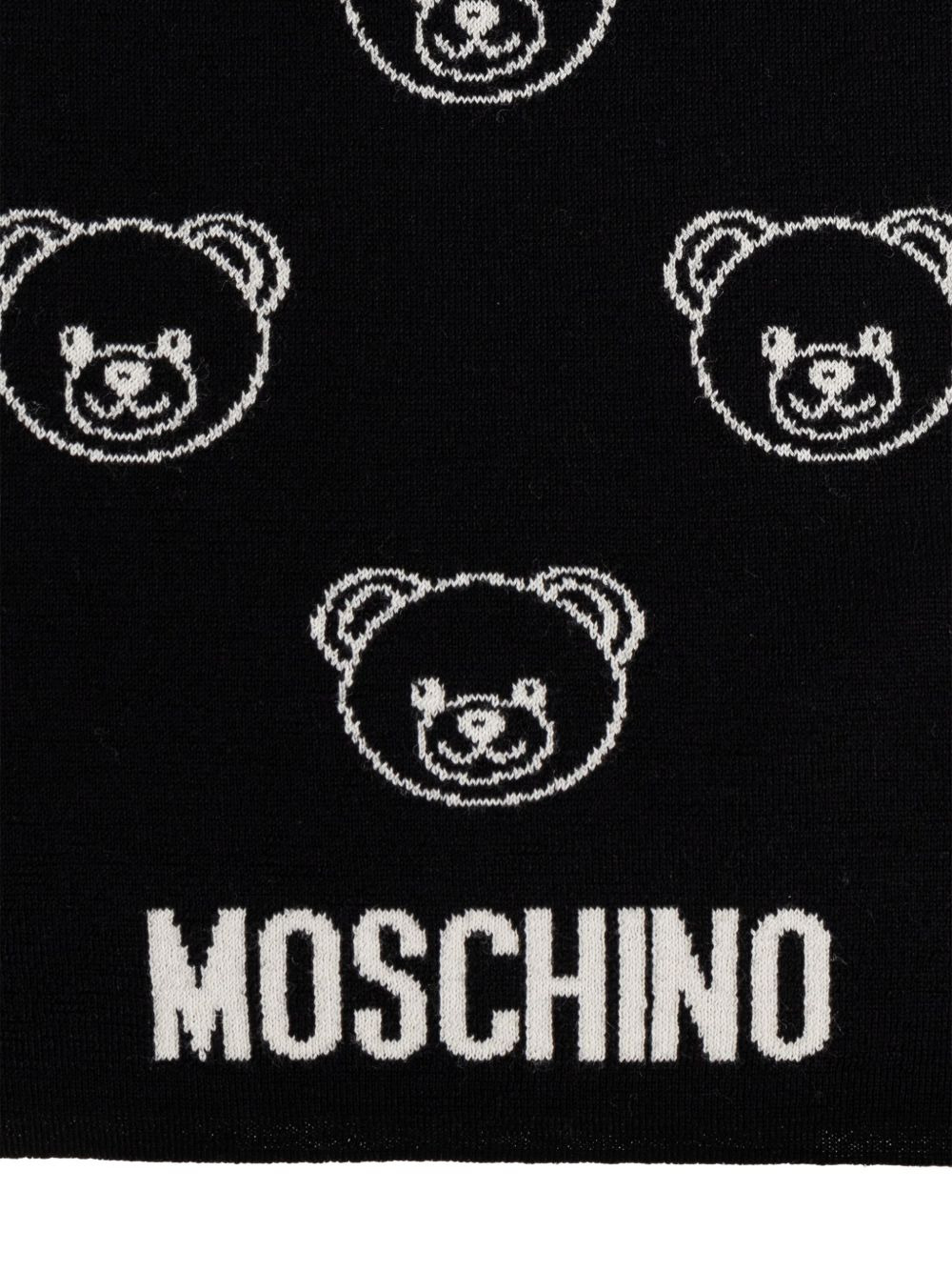 Teddy Bear-print scarf - 2