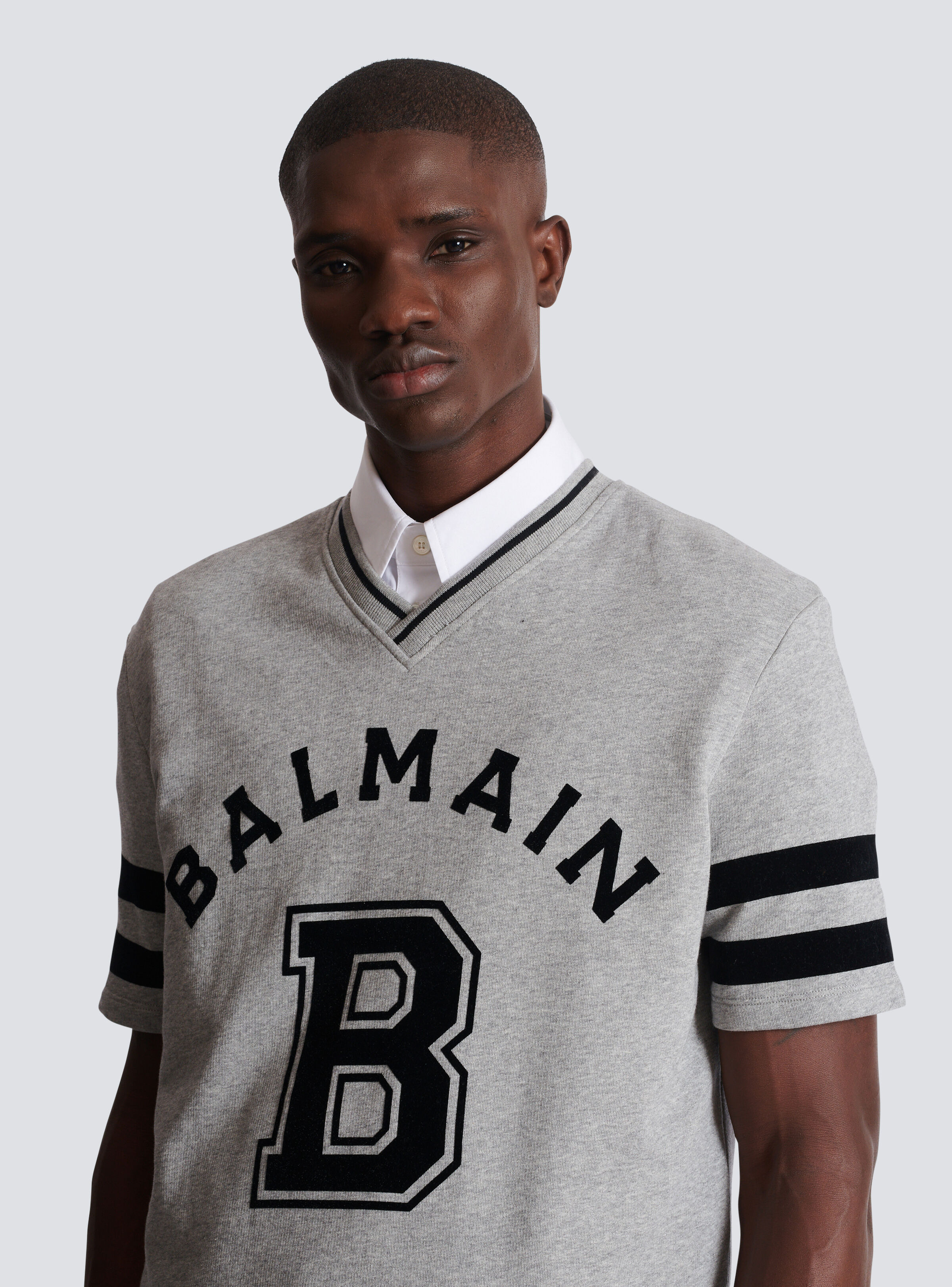 Balmain Sport V-neck T-shirt - 7