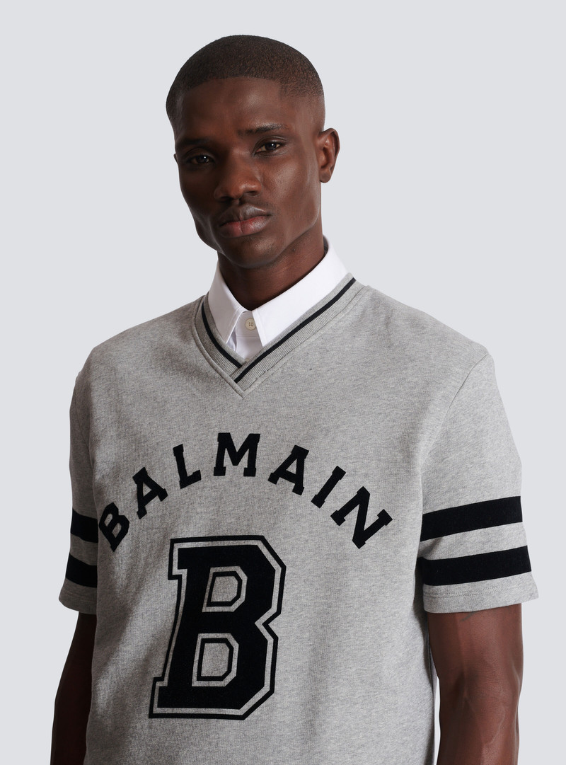 Balmain Sport V-neck T-shirt 7