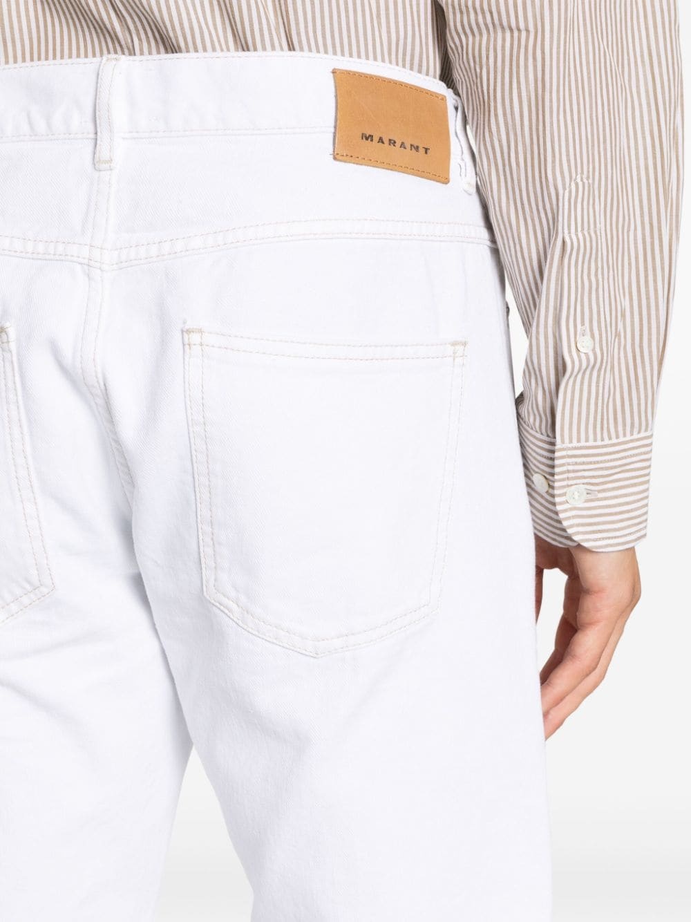Jack mid-rise straight-leg jeans - 5