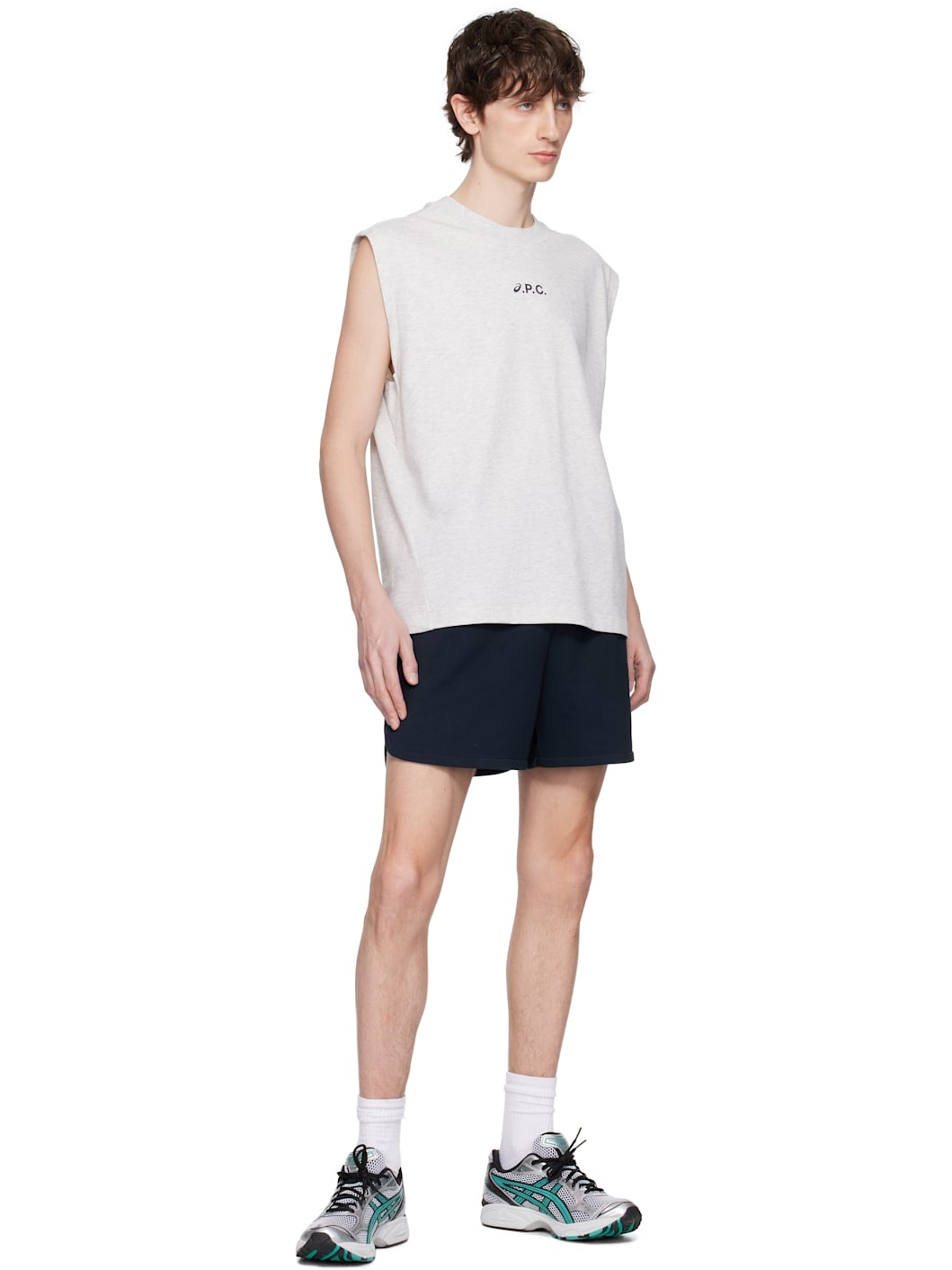 Navy ASICS Edition Coast Shorts - 4