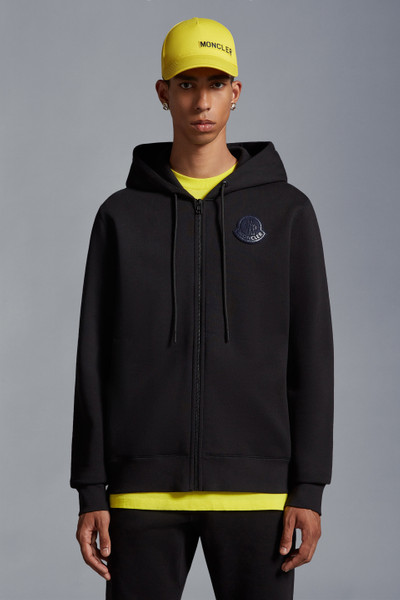 Moncler Logo Patch Zip-Up Hoodie outlook