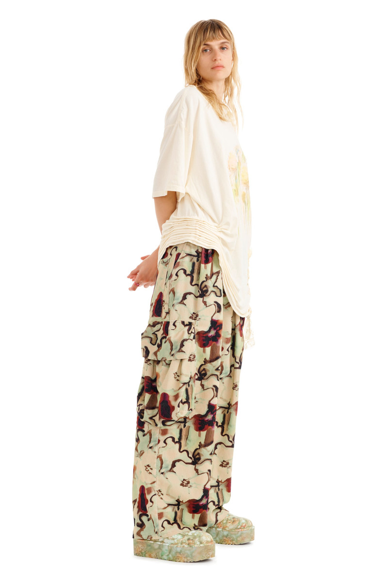 IVORY FLOWER DRIP LACE KATINA TEE 8