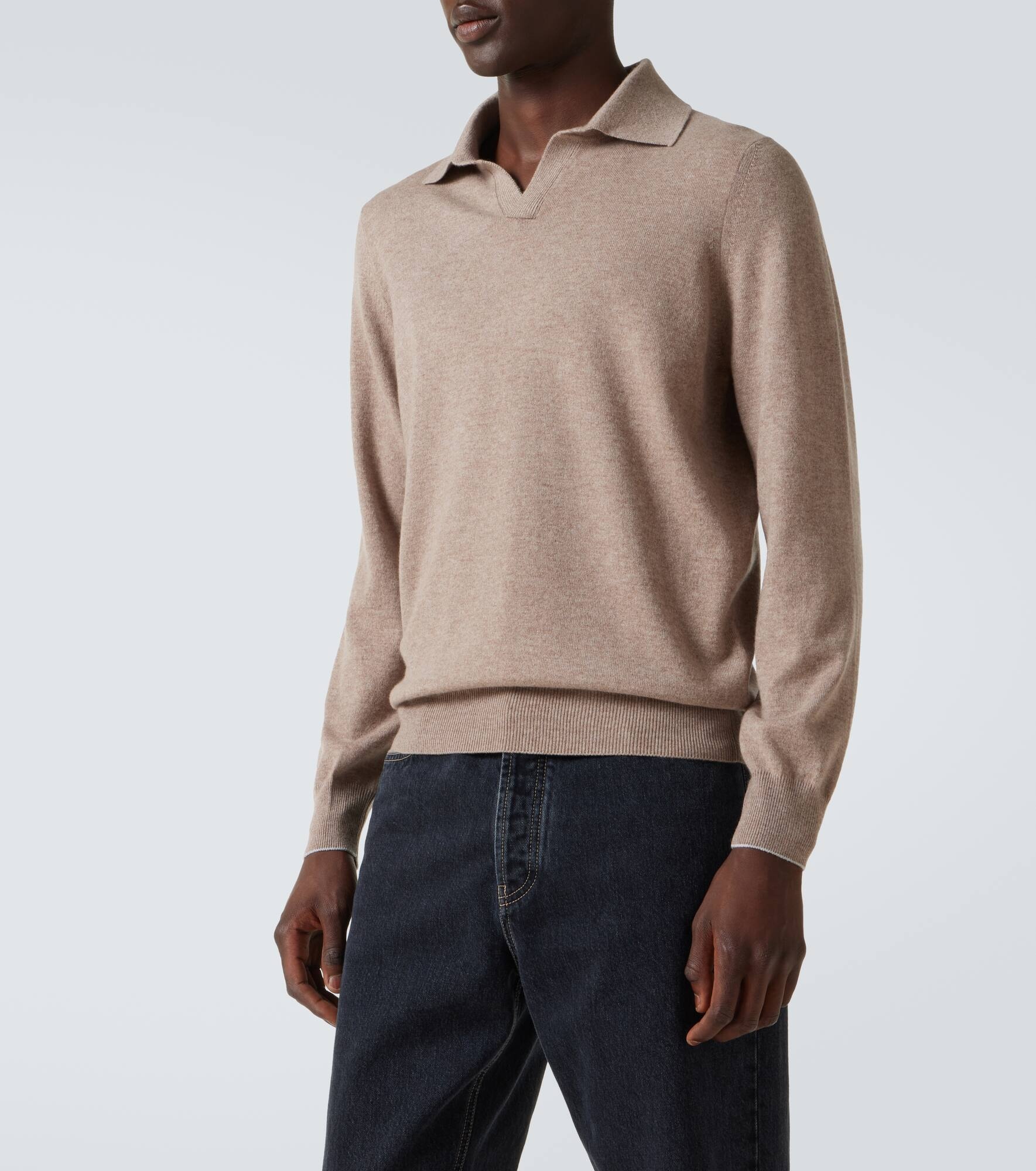 Cashmere polo sweater - 3