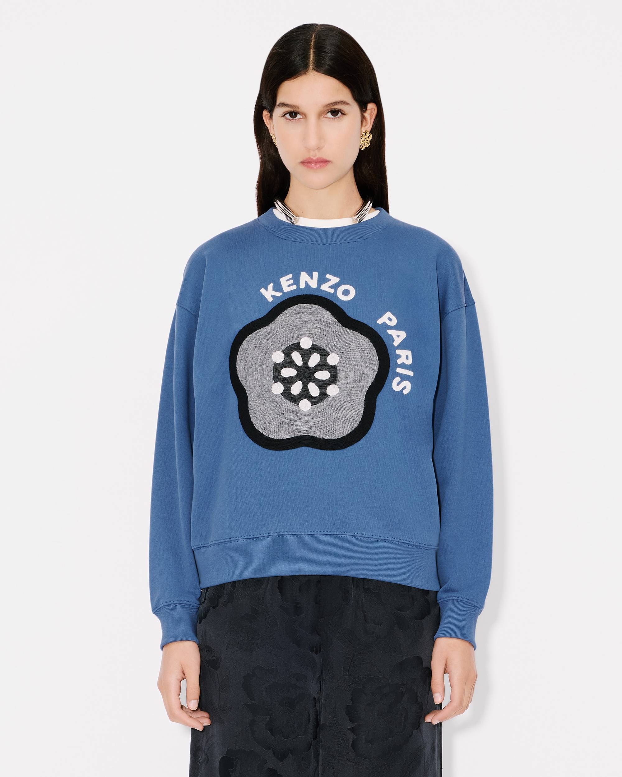 'KENZO Pop' embroidered sweatshirt in cotton - 3