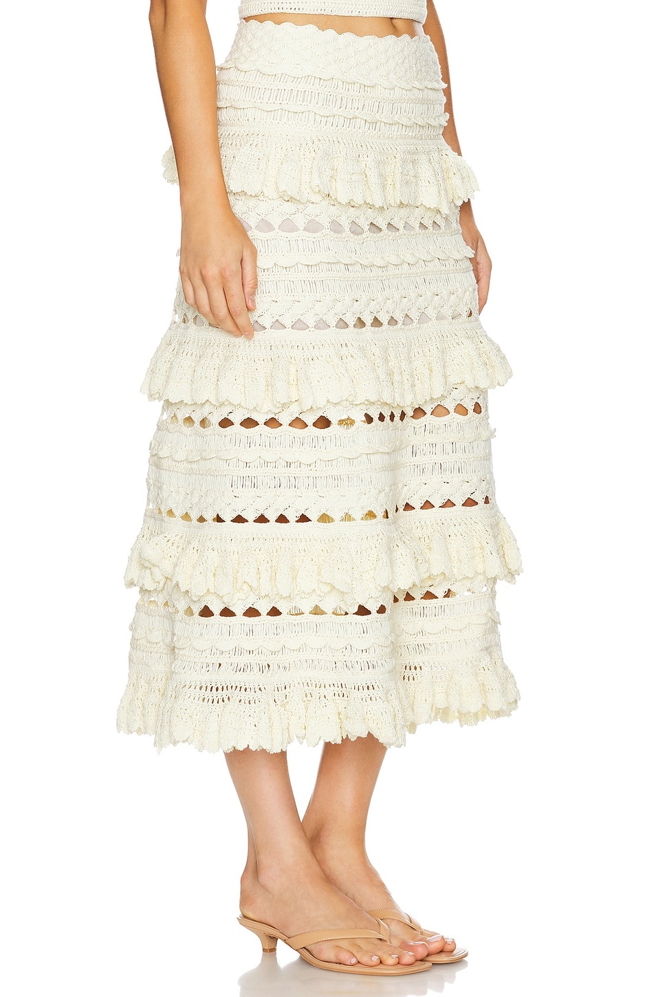 Waverly Crochet Midi Skirt - 2