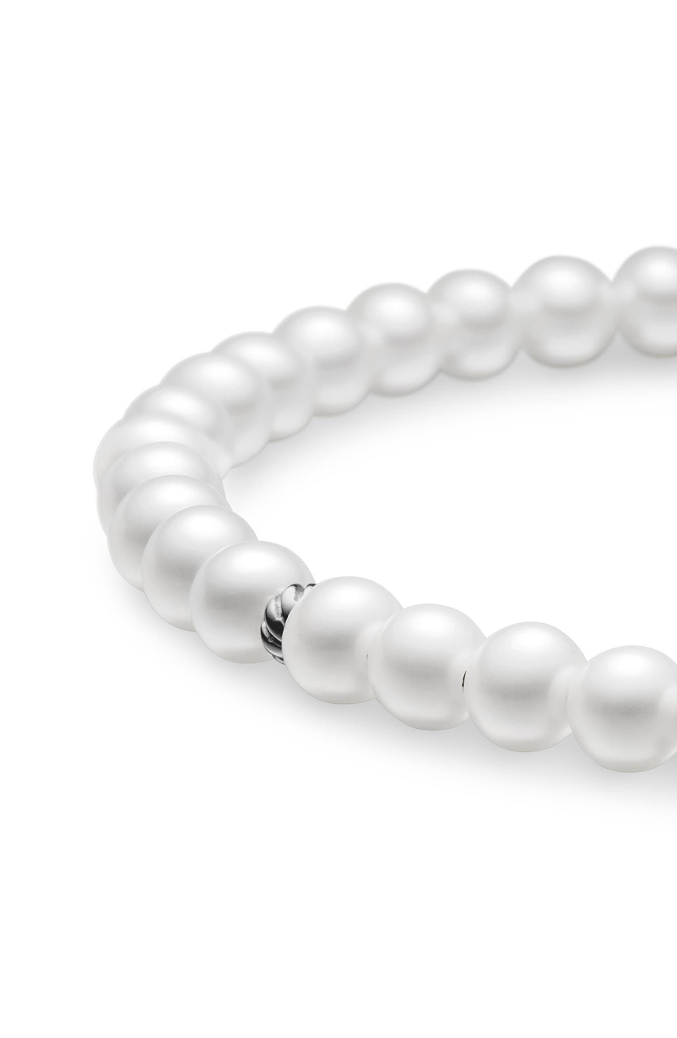 David Yurman Spiritual Beads Bracelet in Pearl/Silver at Nordstrom - 4