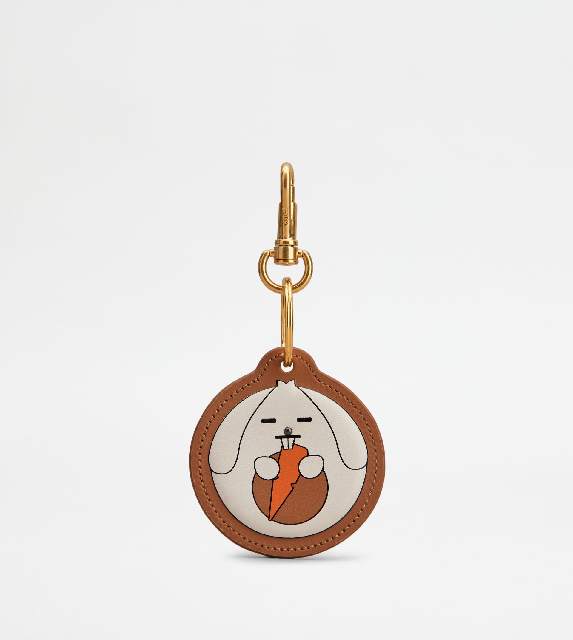 O CHARM IN LEATHER CNY - BROWN - 1